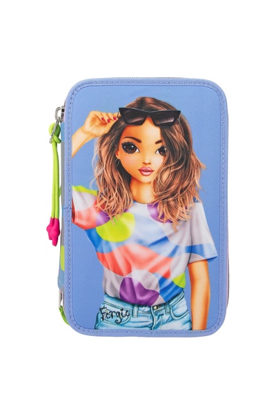 Top Model by Depesche Θήκη μολυβιών FLASH Triple Pencil Case - Τριπλή θήκη με...