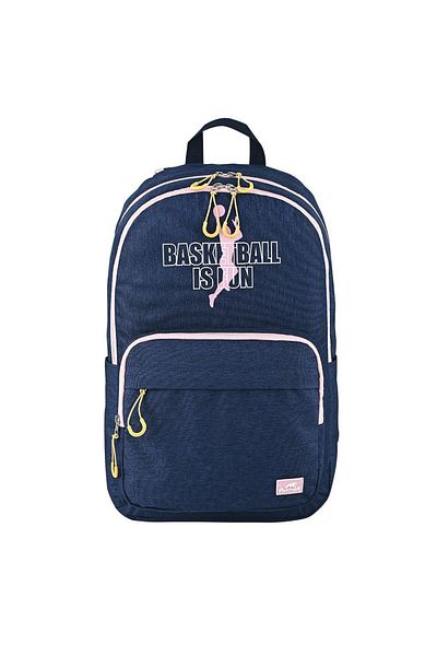 Panther Navy Blue Pt-5131 Basket Fun School Backpack