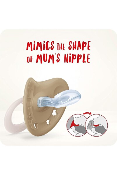 Nuk Signature Silikon Damaklı İkili Emzik (18-36m)