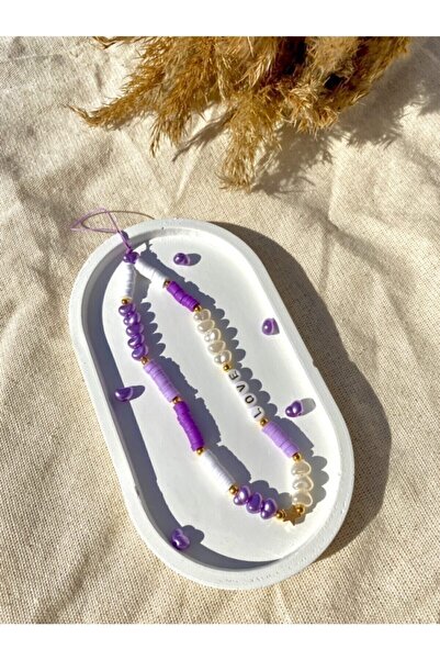 Moshi Design Boncuklu Telefon Askısı Telefon Charmı