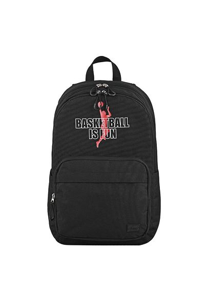 Panther Black Pt-5133 Basket Fun School Backpack