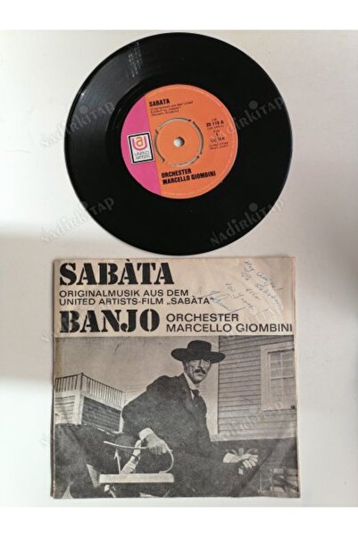 MARCELLO GIOMBINI ORKESTRASI - SABATA SOUNDTRACK - 1971 TÜRKİYE BASIM NADİR