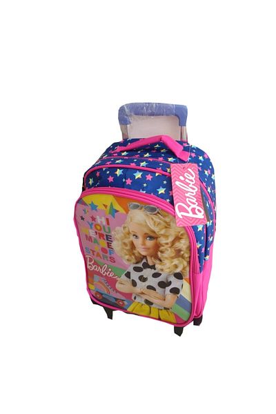 Mikro Frocx Barbie 5022 Model School Backpack - Licensed, Two Compartments
