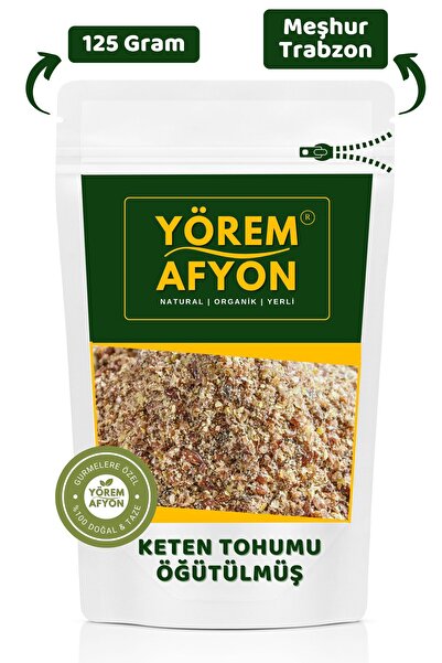 Gülçehre Trabzon Yöresinden Diyet Dostu Taze Öğütülmüş Toz Keten Tohumu {linu...