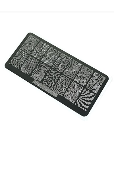 Marka Nail art Stamping baski plakasi orta boy