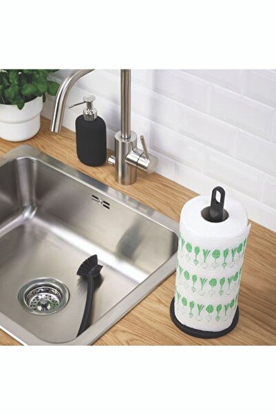 IKEA Familj Kağıt Havluluk, Plastik Kağıt Havlu Standı, Antrasit, 30cm,
