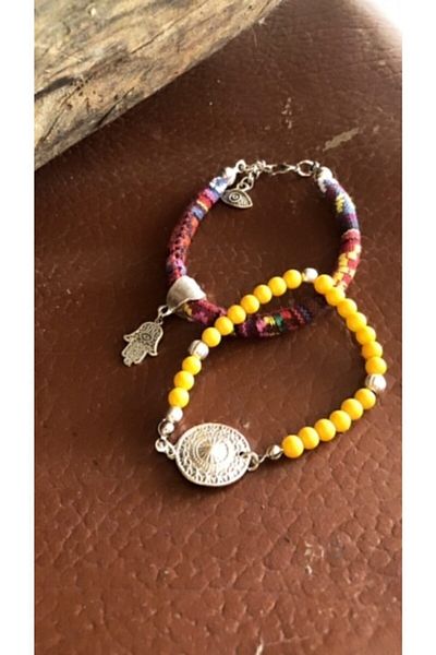 by özllem Set of 2 Design Ethnic Bracelets