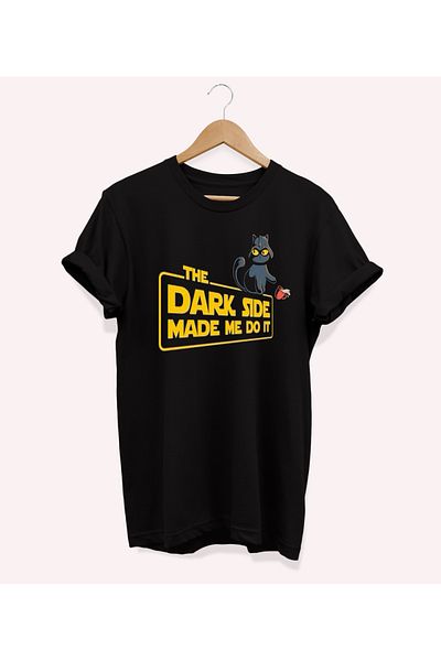 remonz Μπλουζάκι με σκούρο πλάι με στάμπα Oversize Crew Neck 100% Cotton Plus Size T-shirt