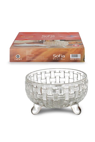 DURA SOFIA AYAKLI 6LI CAM KASE 8 cm