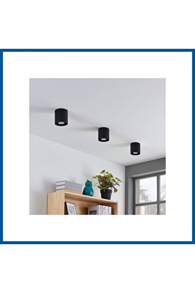 fullreyon 11 x 10 Cm, Metal Kasa, Gu10 Duy Sıva Üstü Tavan Armatürü, Dekoratif Metal Tavan Aplik (Ampul Hariç)