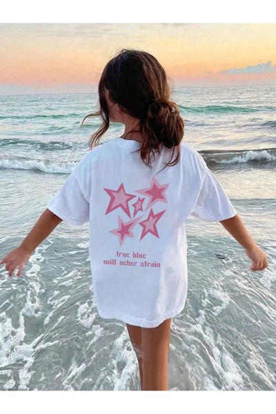 Jose Clothing تي شيرت كبير الحجم مطبوع من القطن العضوي