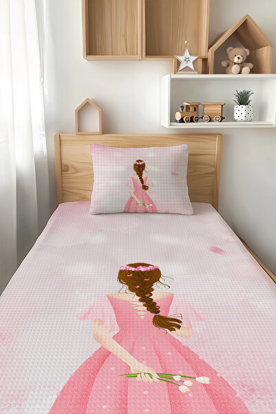 Talia Home طقم بيكيه فردي بنمط فتاة - TLAP-068