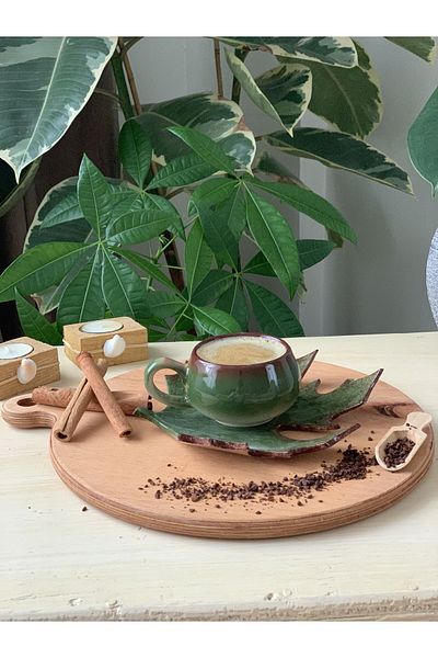 Ametist Cup Set One Person (Çınaryapragi)