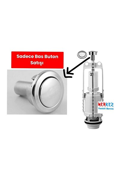 Çeşitli Creavit Uyumlu Klozet Rezervuar Bas Butonu Sifon Basma Düğmesi