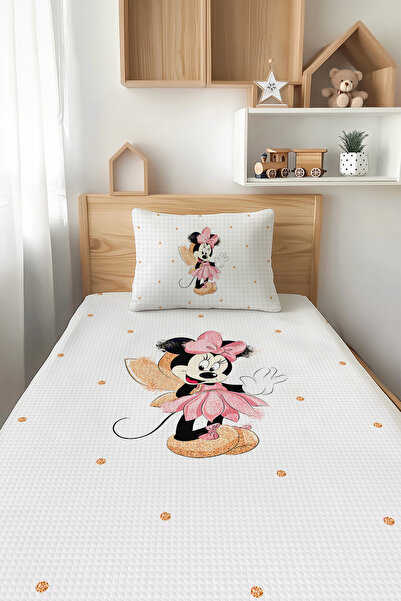 Talia Home طقم بيكيه للأطفال بتصميم ميكي ماوس TLAP-040