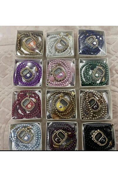 HediyeLİKE 20 Li Hediyelik Tesbih Ve Taşlı Zikirmatik Setimiz