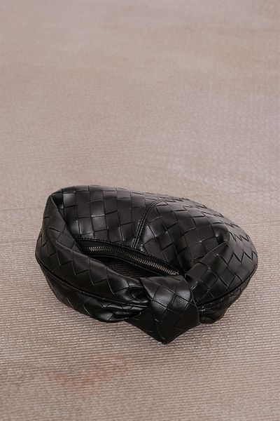 Çantacımstore Жіноча міні-сумка Jordie з шнурком на шнурку чорна Bttg