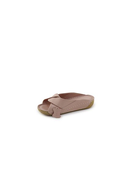 FC SCHNITZER Genuine Leather Cross High Sole Daily Orthopedic Saddler Women's Slippers Çpr02