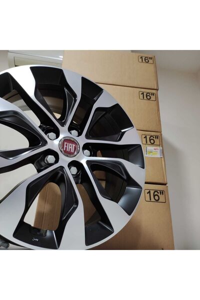 OPAR Fiat- Garantili Orjinal Egea 16" (inç) Uyumlu Jant Takımı Arma-bijon