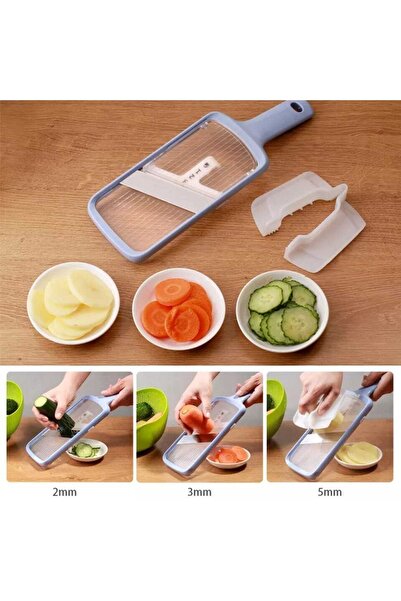 CEPHOME El Tipi Ayarlı Mandolin Doğrayıcı Dilimleyici-çok Fonksiyonlu Sebze Doğrayıcı