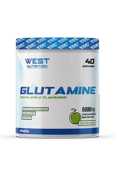 West Nutrition Green Apple - L Glutamine 240 Gr 40 Servings