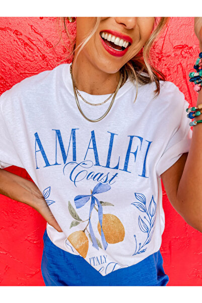 Jose Clothing تي شيرت كبير الحجم مطبوع من القطن العضوي