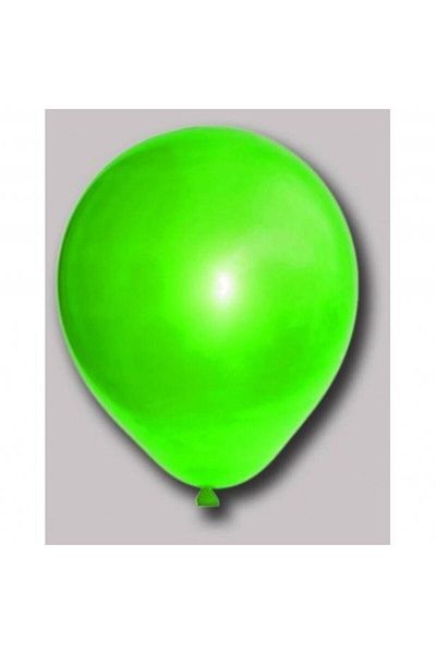 HBK Light Green Metallic Balloon 15 Pieces
