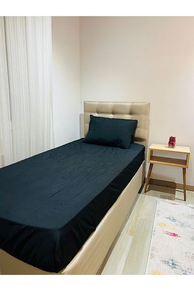 Belsina Home Single Elastic Sheet and Pillow Case with Cover - 100X200 cm / 50X70 cm