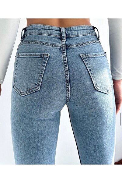 Rich Star Kesik Paça Mom Fit