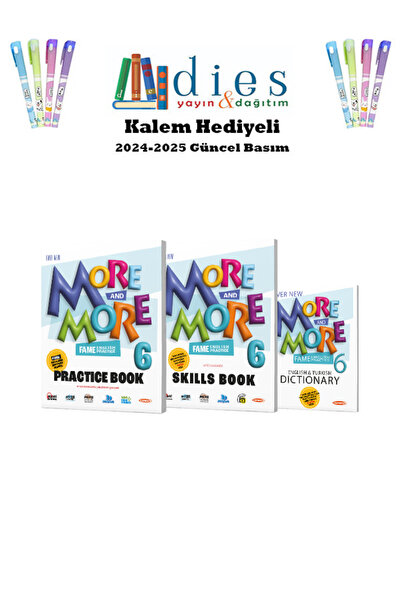 Fenomen Yayıncılık More & More 6. Sınıf PRACTICE BOOK & SKILLS BOOK & DICTION...