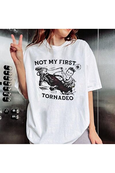 Jose Clothing Tricou oversize imprimat din bumbac organic