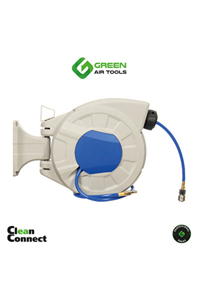 Green Air Tools Green Duvara Monte Otomatik PU Makaralı Hortum 15+1 Metre