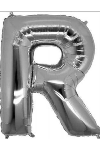 İkmal R Silver Letter Balloon