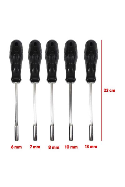 Rico 003-rl0015 5pc Socket Screwdriver Set