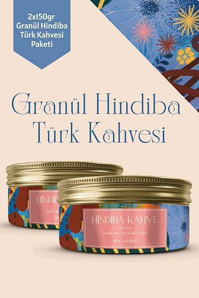 Mim and More 2 x 150 Gr Turkish Chicory Granular Coffee Set