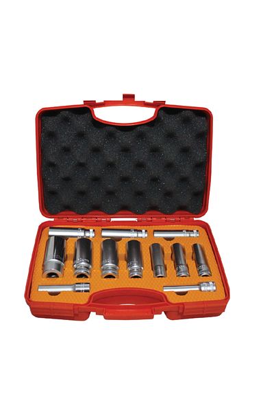 Rico 007-Rc1212Sd 6 Corner Long Socket Set - 12Pc 1/2"