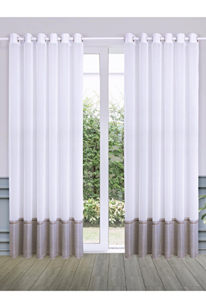 MebelPort Curtain 7 Types of Colorful Luxury Bamboo Taped Tulle - Bird Eye Sewing Shape