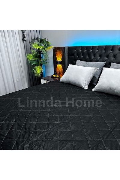 Linnda Home Протектор за матрак Linnda с цветен капитон
