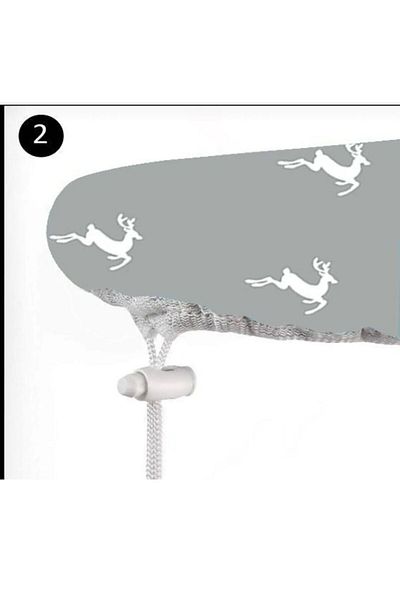 GERCELLA Giftcmf Grey Ironing Board - 1 Protective Net, Cloth Cover Pad Gift