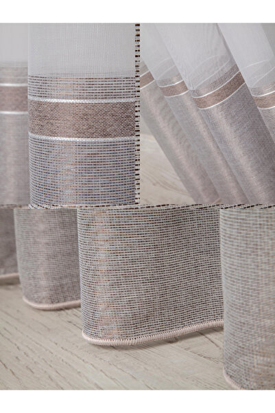 MebelPort Curtain 7 Types of Colorful Luxury Bamboo Taped Tulle - Bird Eye Sewing Shape