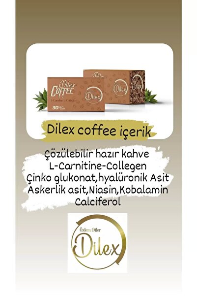 DİLEX Dilex Coffee Collegen&l-carnitine