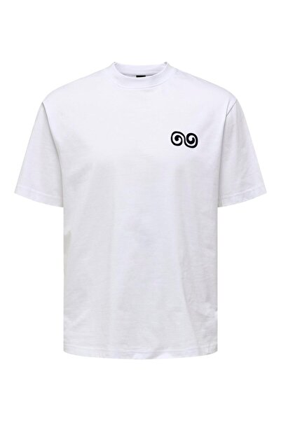 Only & Sons NSMAGO LIFE RLX ELEMENT SS TEE Organik Pamuk T-Sihrt (Tişört)