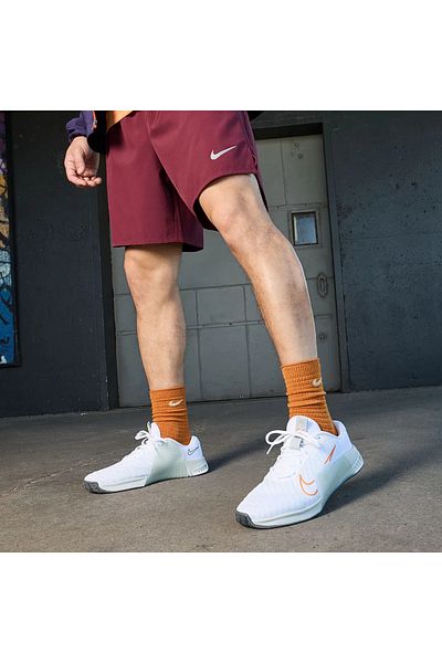 Nike Metcon 9 White Light Silver Bright Madarin Workout Shoes