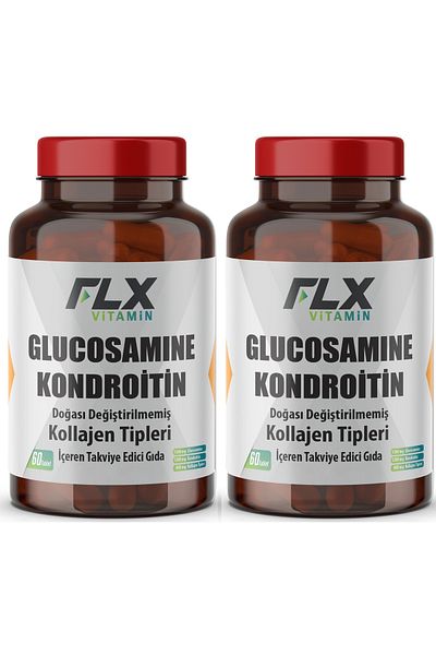 FLX Glucosamine Chondroitin Msm Collagen Vitamin D Glucosamine 60 Tablets X 2 Boxes