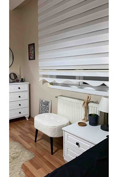 BEYLERBEYİ Gürgen Ahşap Ayak welsoft Kumaş Oval Pufidik Puf Bench Tabure Sand...