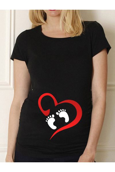 Pink Sky Plus Size Maternity and Baby T-shirt