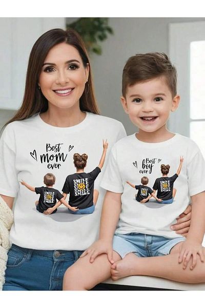 Pink Sky T-Shirt Mother and Daughter Is a Single Product