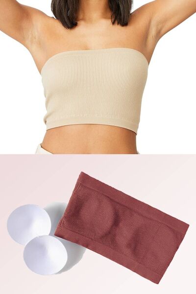 BENİMOLMALI Bustieră din bumbac fără cusături Bluză din bumbac cu tăiere cu b...