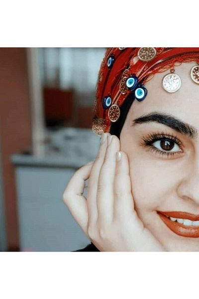 SüslüPüslü سحر القماش المحلي للبحر الأسود - وشاح شال مزين باللون الأصفر