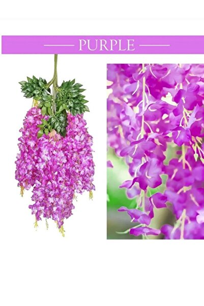YASİMA Yasima 12li Lila Sarkan Akasya Çiçeği Nişan Düğün Dekor Süslemesi